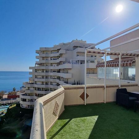 Benalbeach. Espectacular Terraza, Vistas Al Mar. Benalmádena Exterior foto